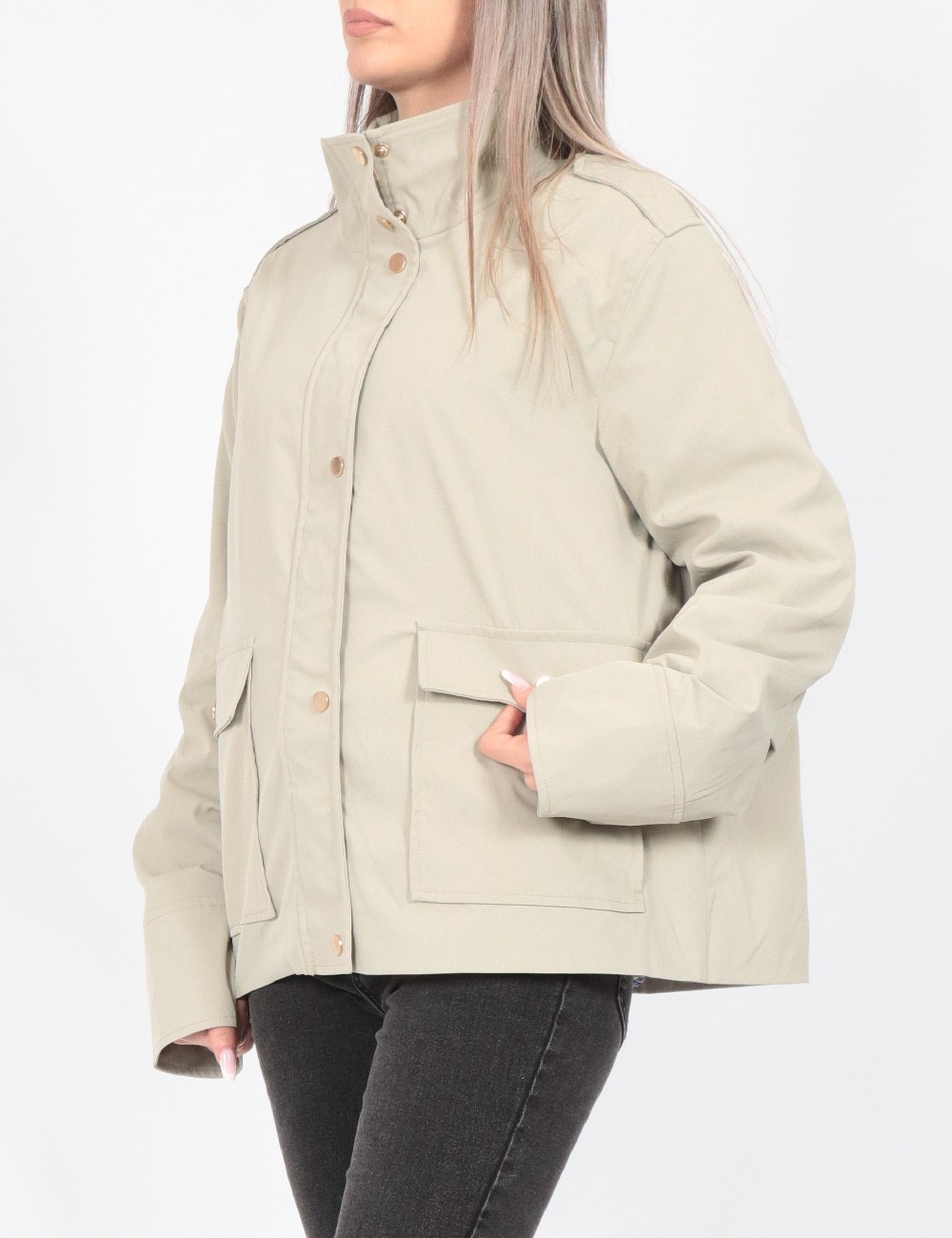Jacheta Vero Moda, verde - 1 | YEO