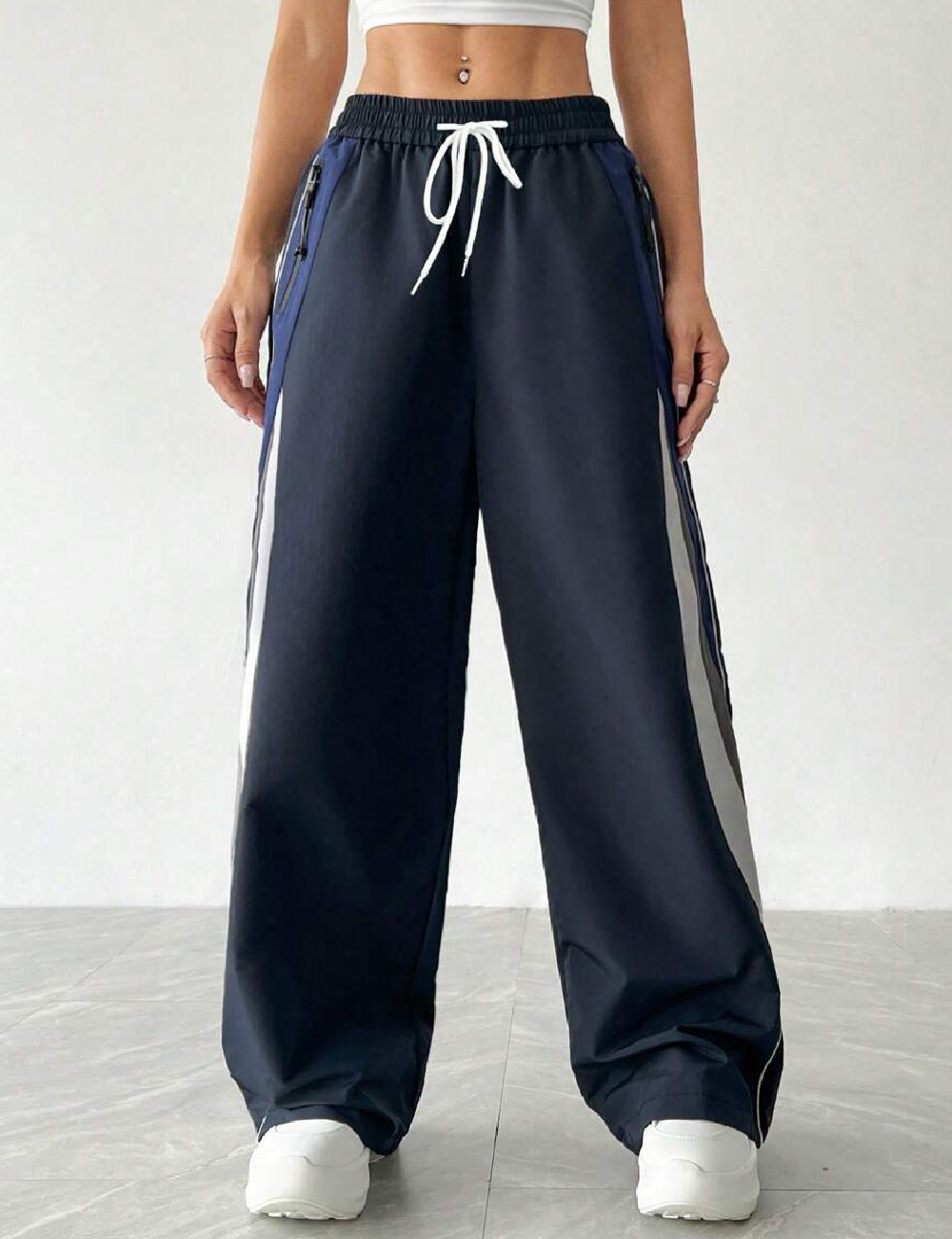 Pantaloni SHEIN, albastru