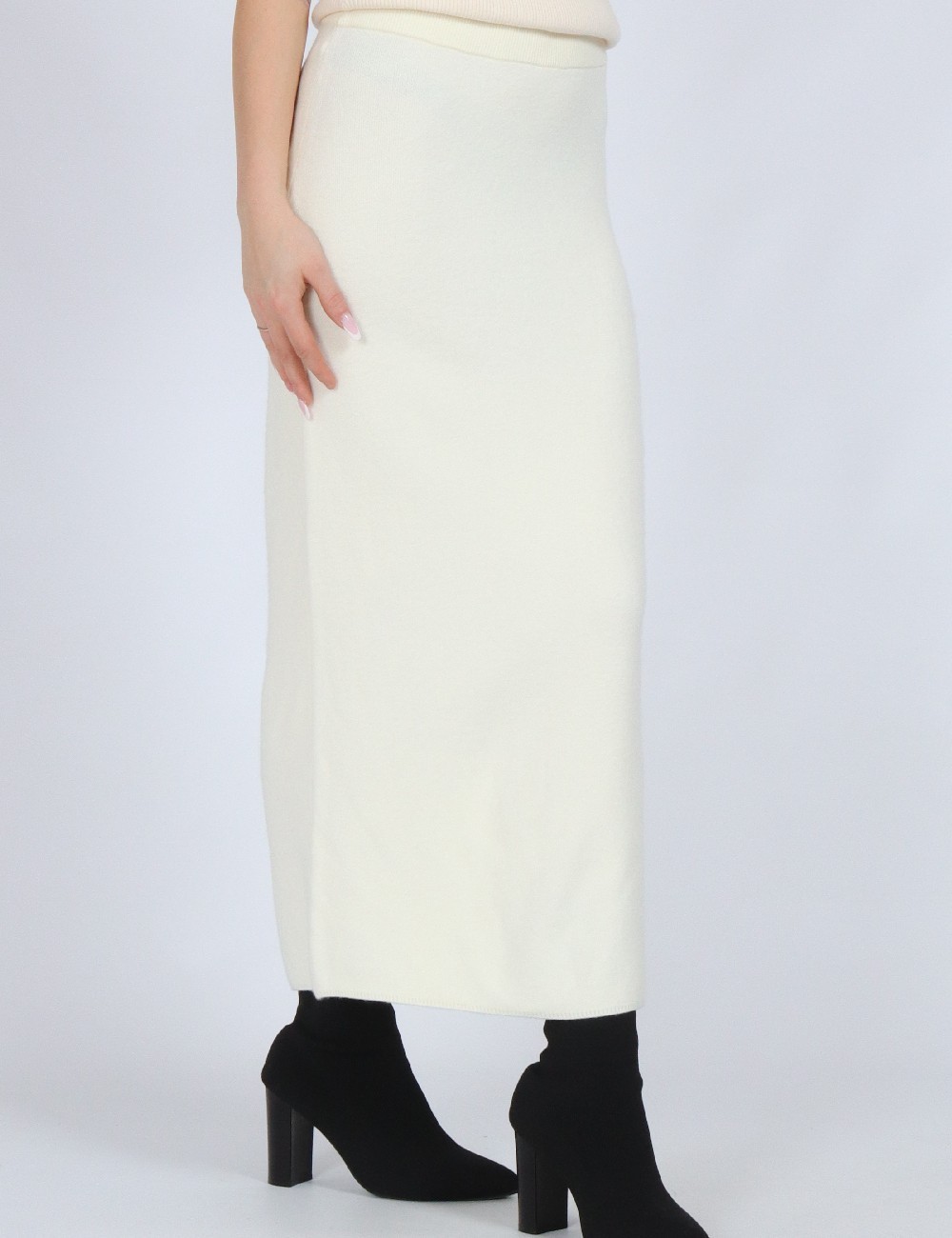 Fusta Vero Moda, ecru - 1 | YEO