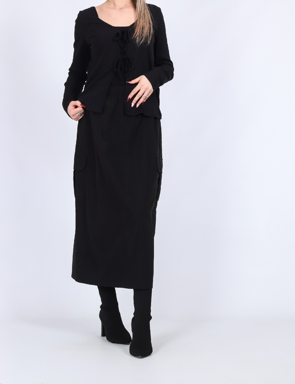 Fusta Pieces, negru
