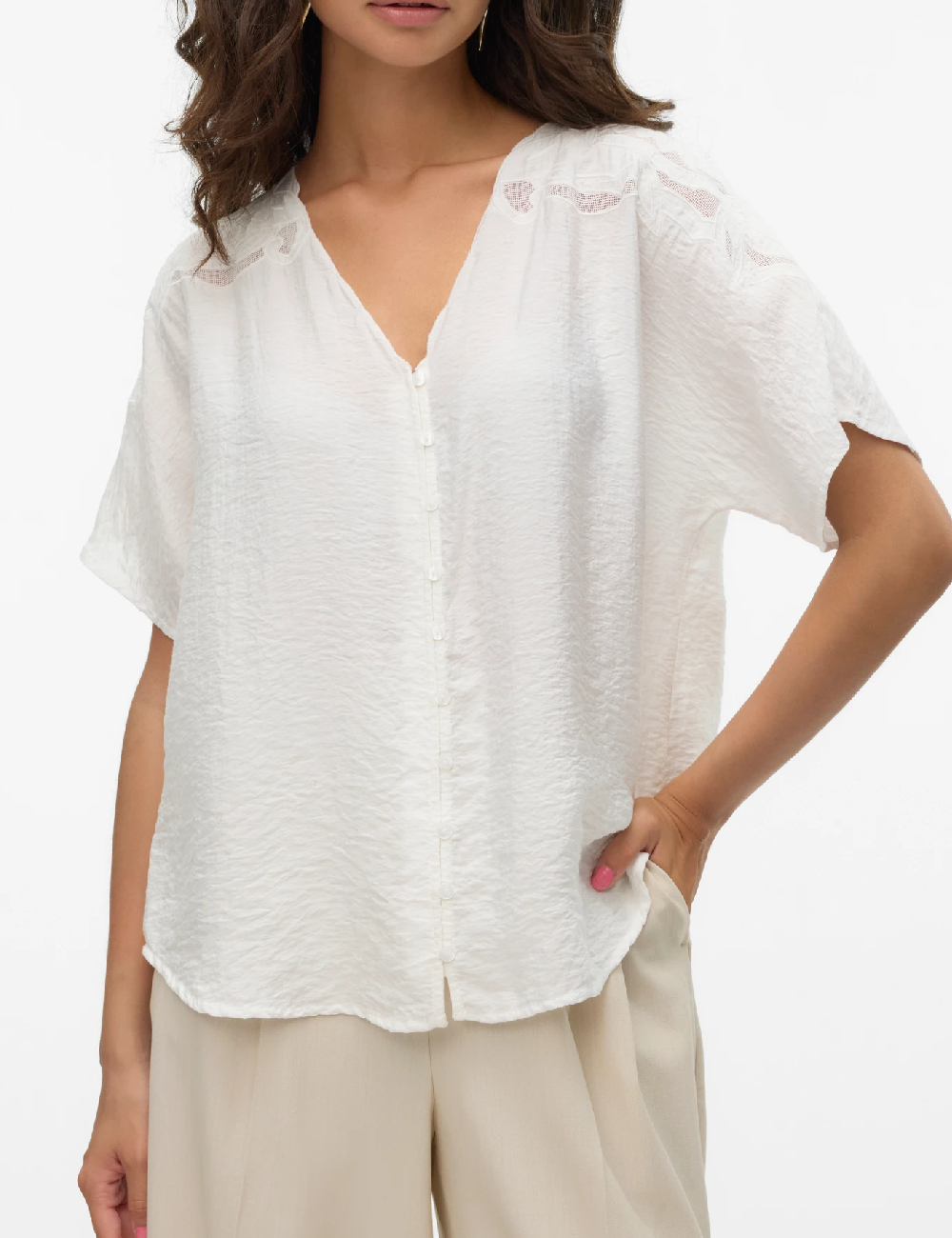 Camasa Vero Moda, alb