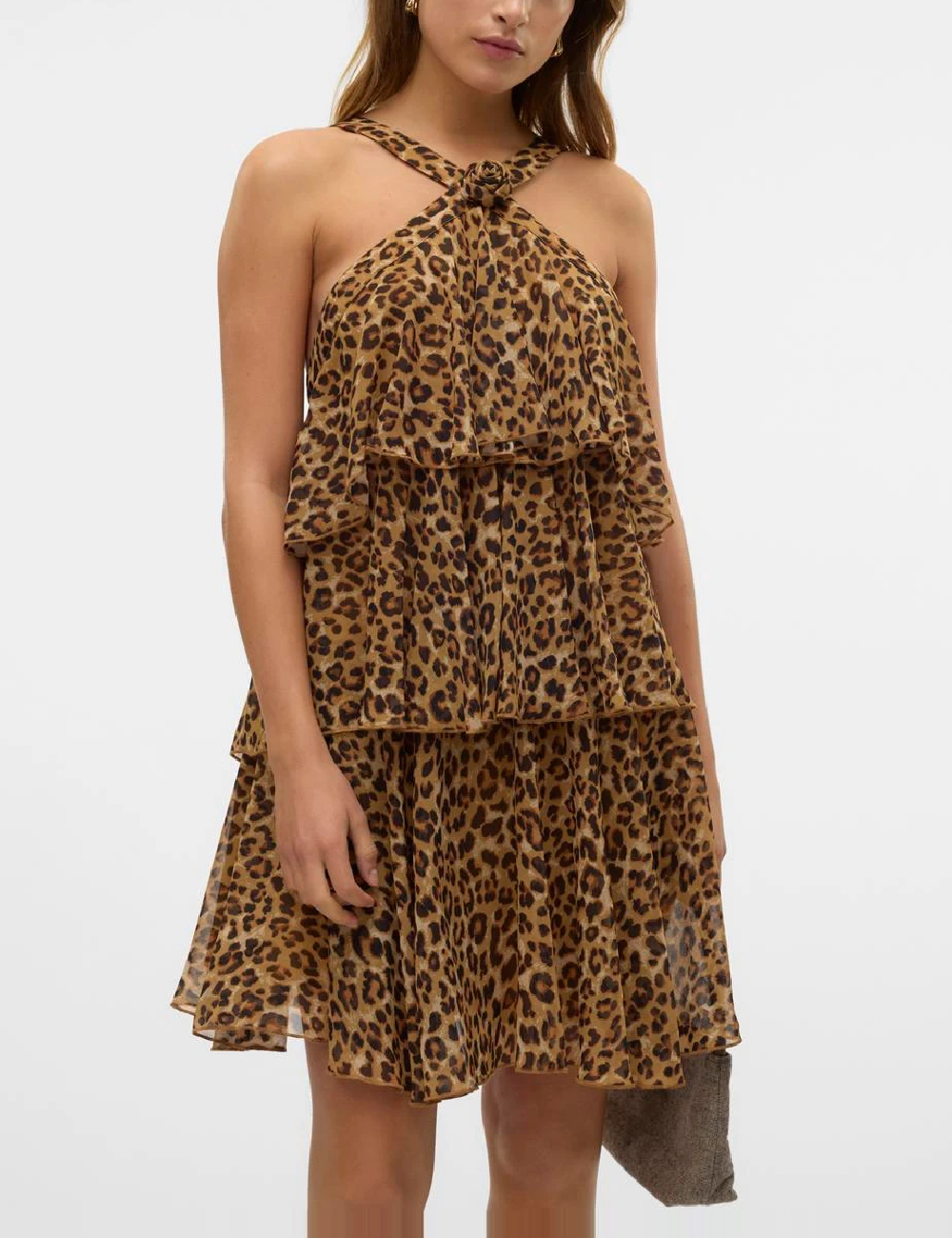 Rochie scurta Vero Moda, animal print