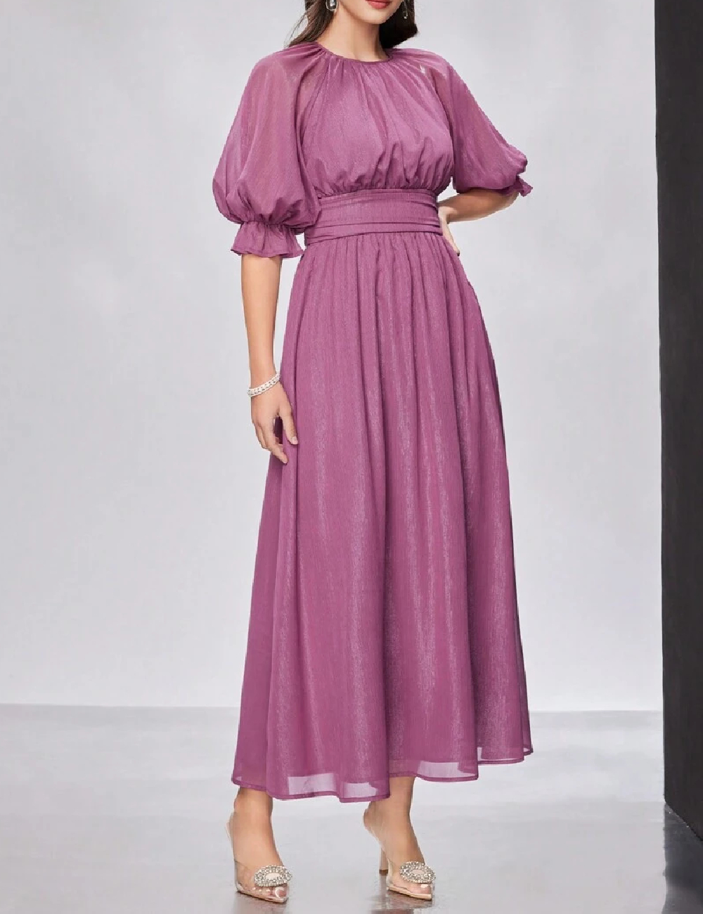 Rochie lunga SHEIN, mov