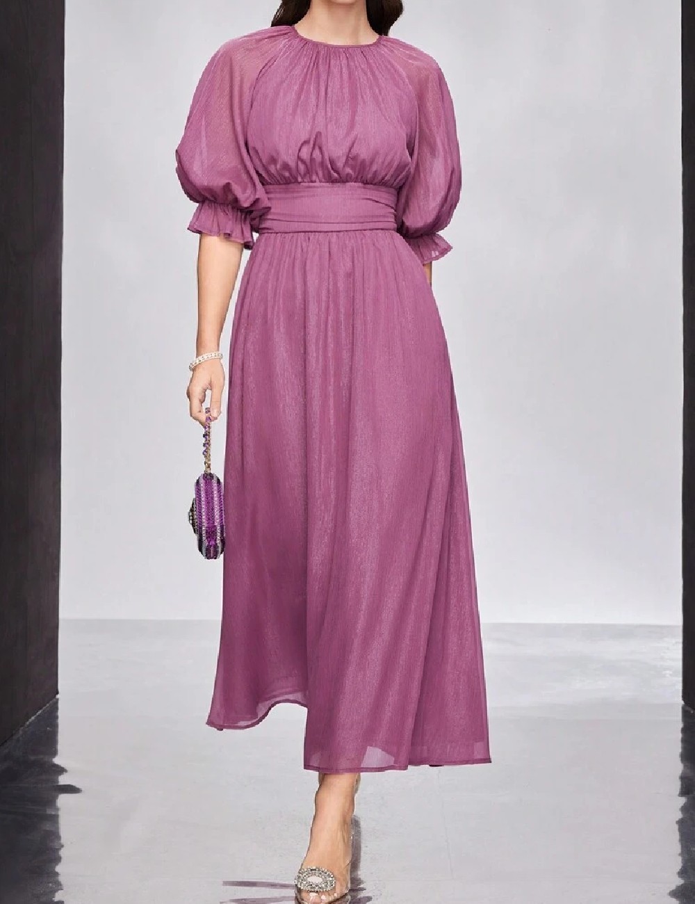Rochie lunga SHEIN, mov - 1 | YEO