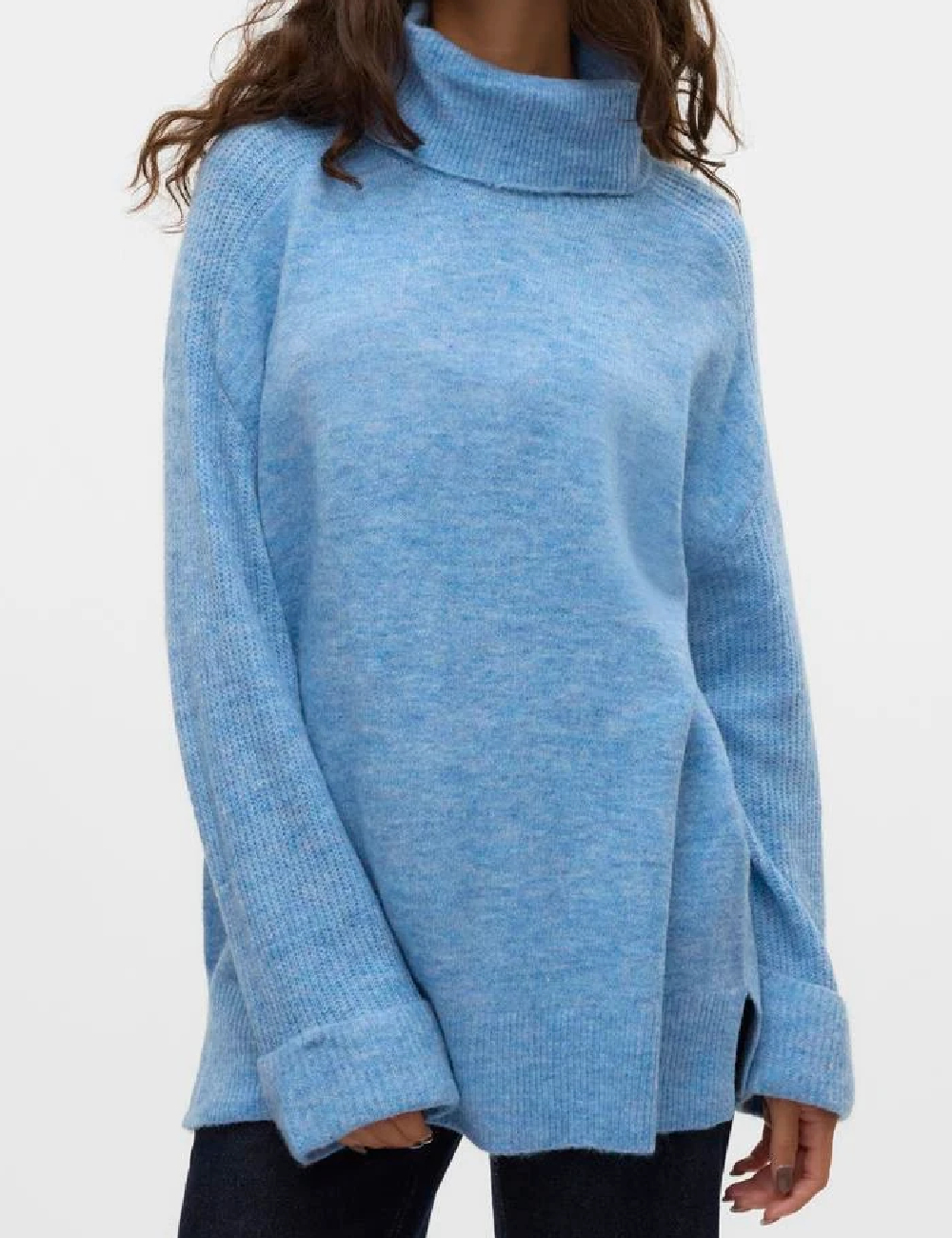 Pulover Oversize Vero Moda, albastru