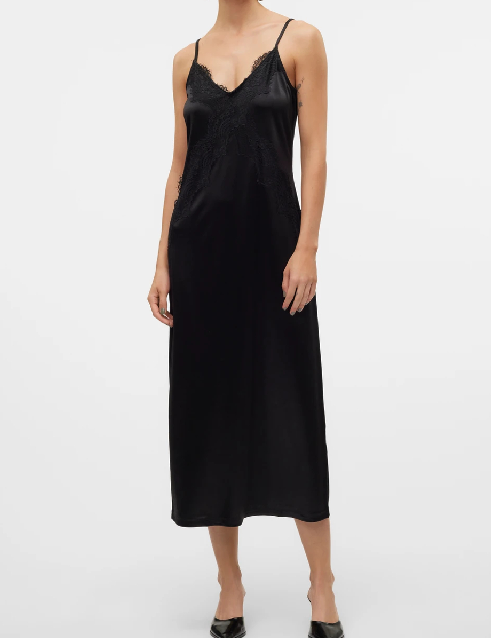 Rochie medie Vero Moda, negru