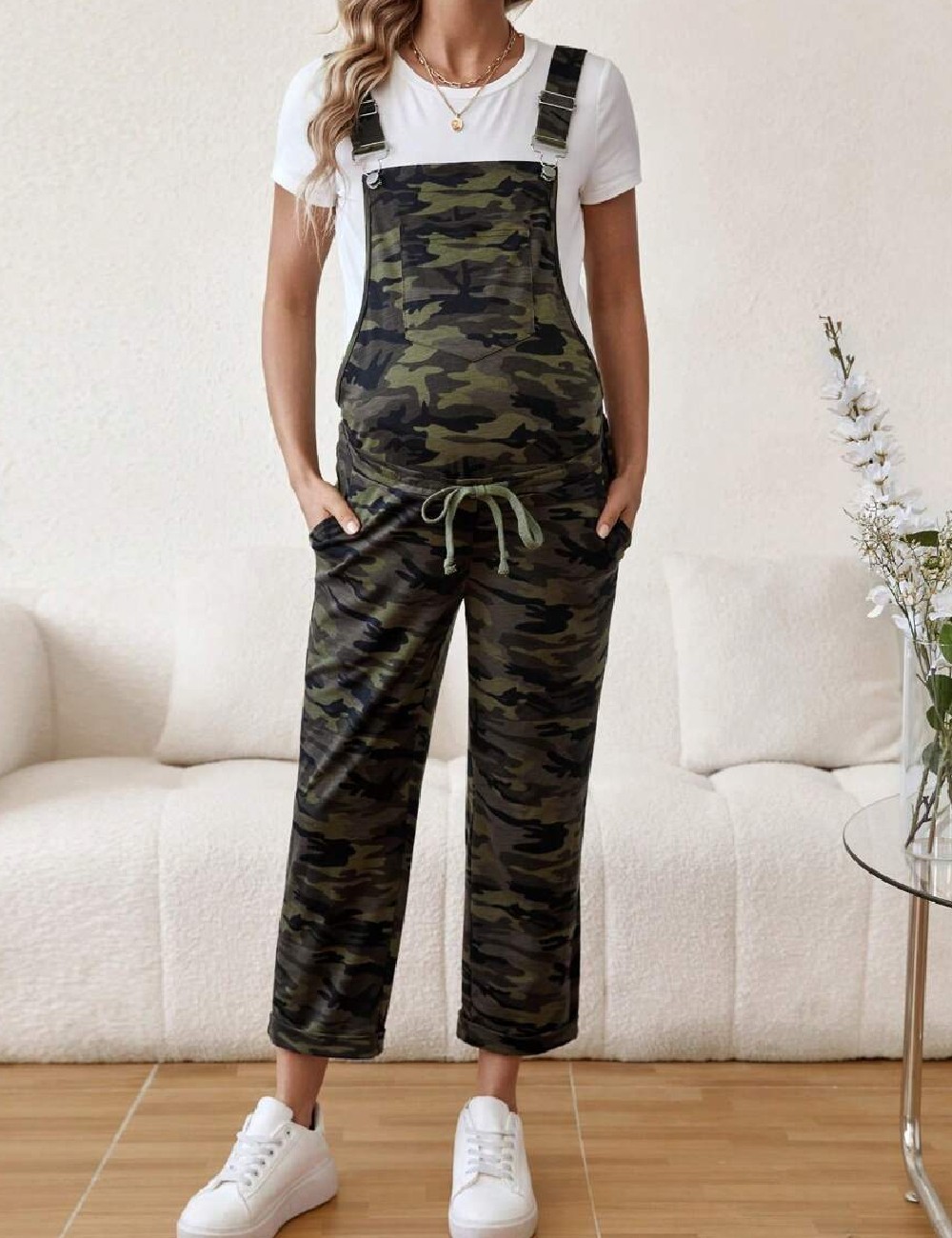 Salopeta SHEIN Maternity, army - 1 | YEO