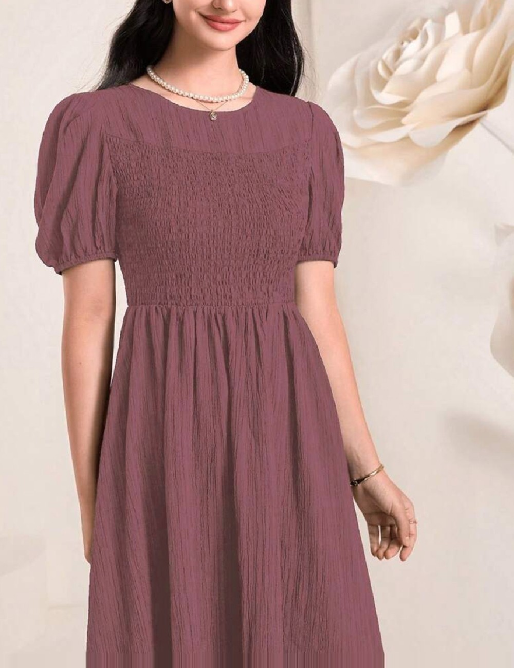 Rochie medie SHEIN, mov - 1 | YEO