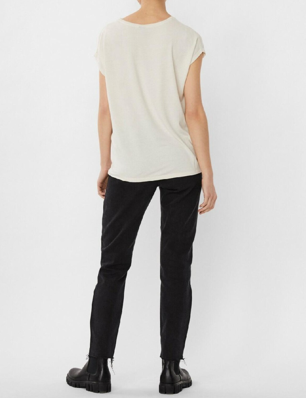 Tricou Vero Moda, ecru - 1 | YEO