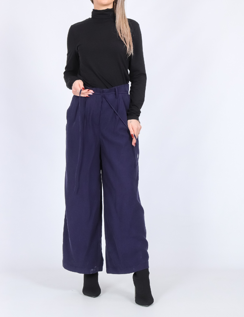 Pantaloni Vero Moda, bleumarin