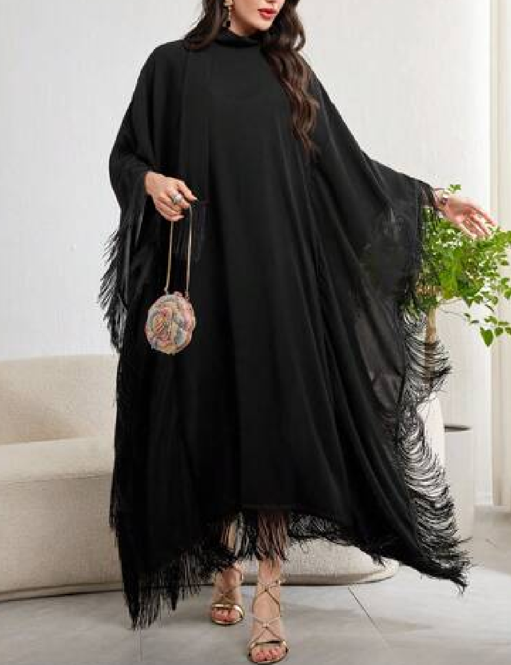 Rochie lunga SHEIN, negru