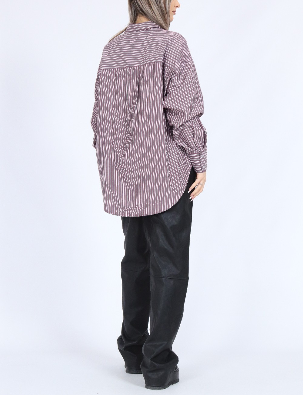 Camasa Oversize Vero Moda, pruna - 1 | YEO