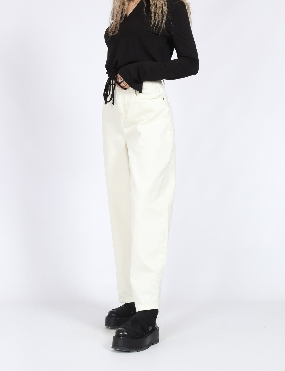 Blugi Vero Moda, ecru