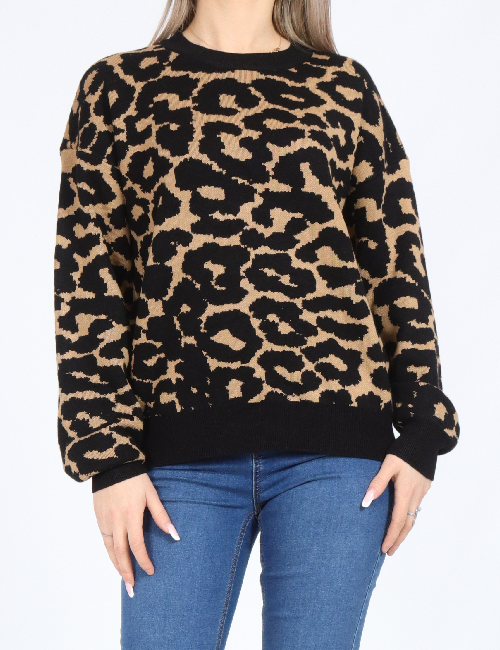 Bluza Vero Moda, negru/maro