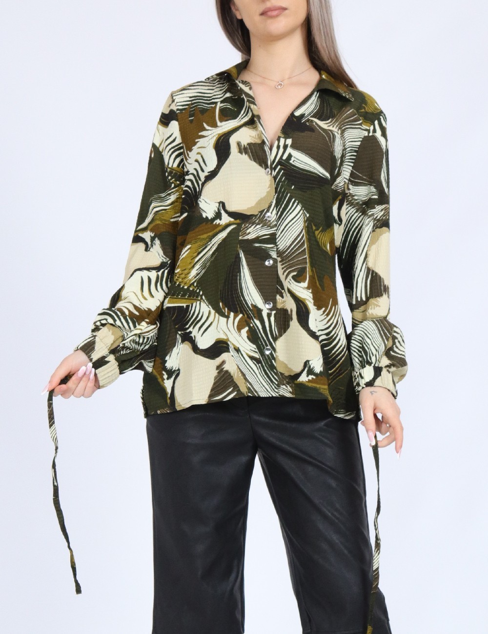 Camasa Vero Moda, verde - 1 | YEO