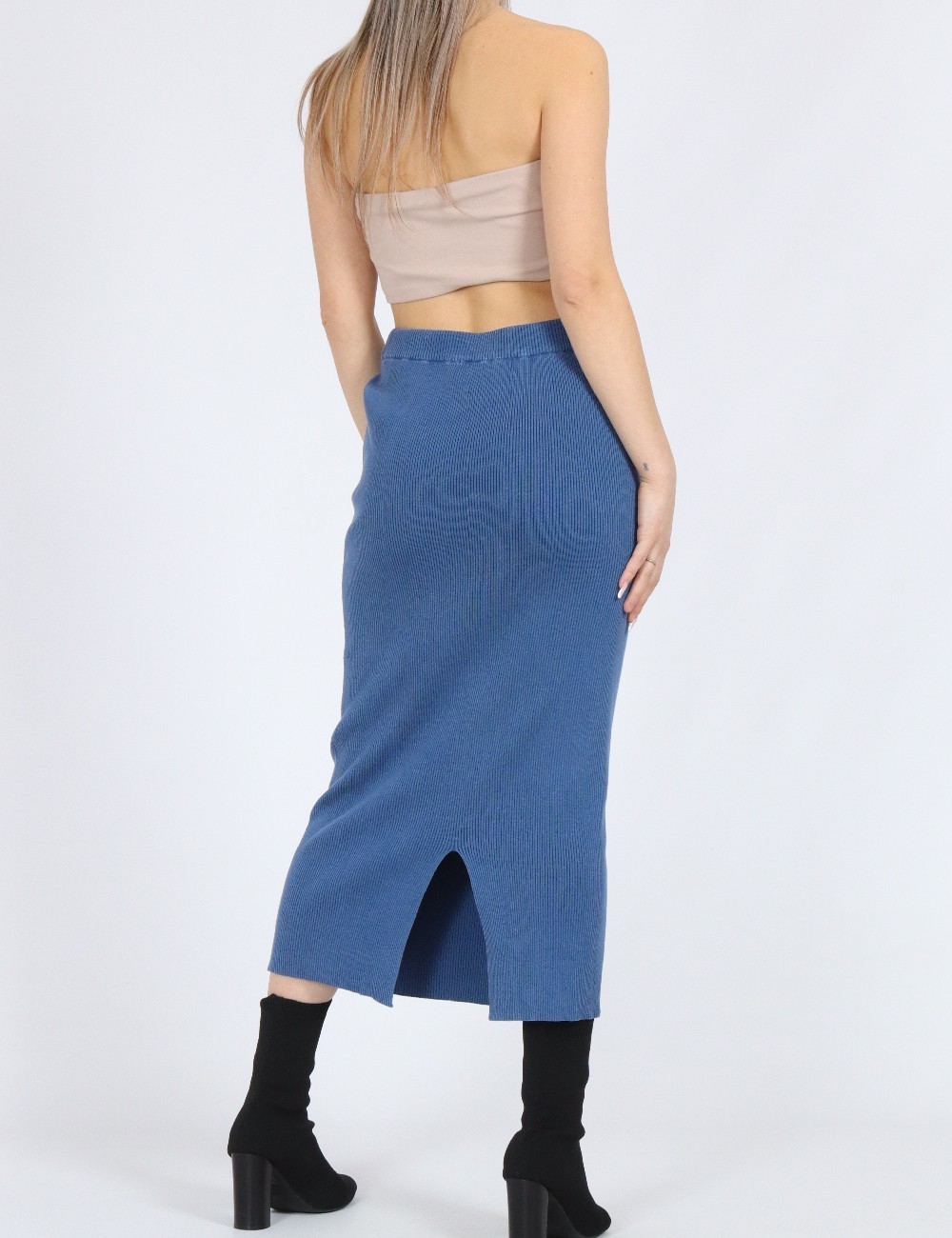 Fusta Vero Moda, albastru - 1 | YEO