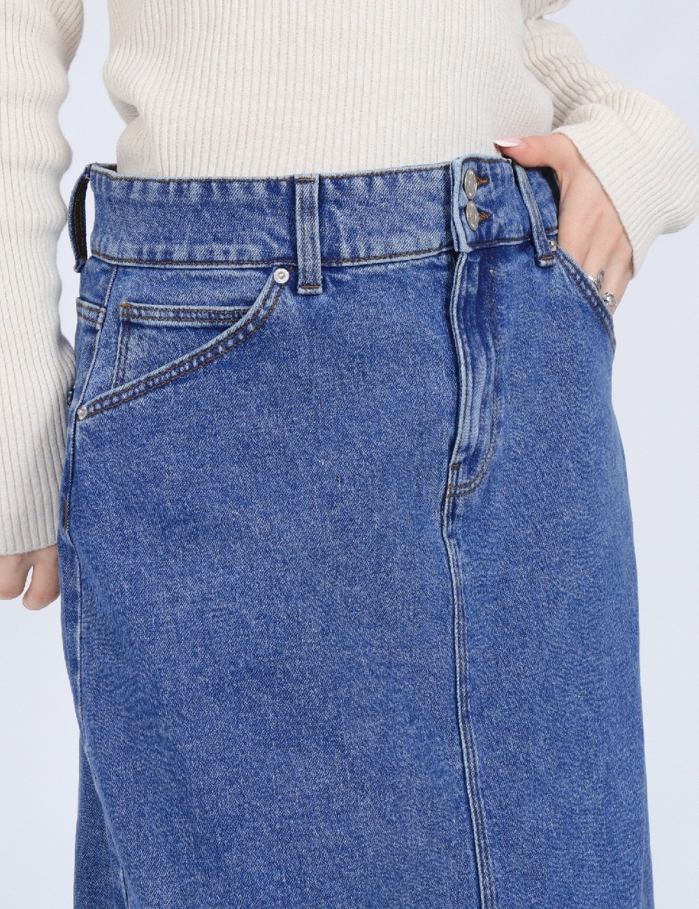 Fusta Vero Moda, albastru - 1 | YEO