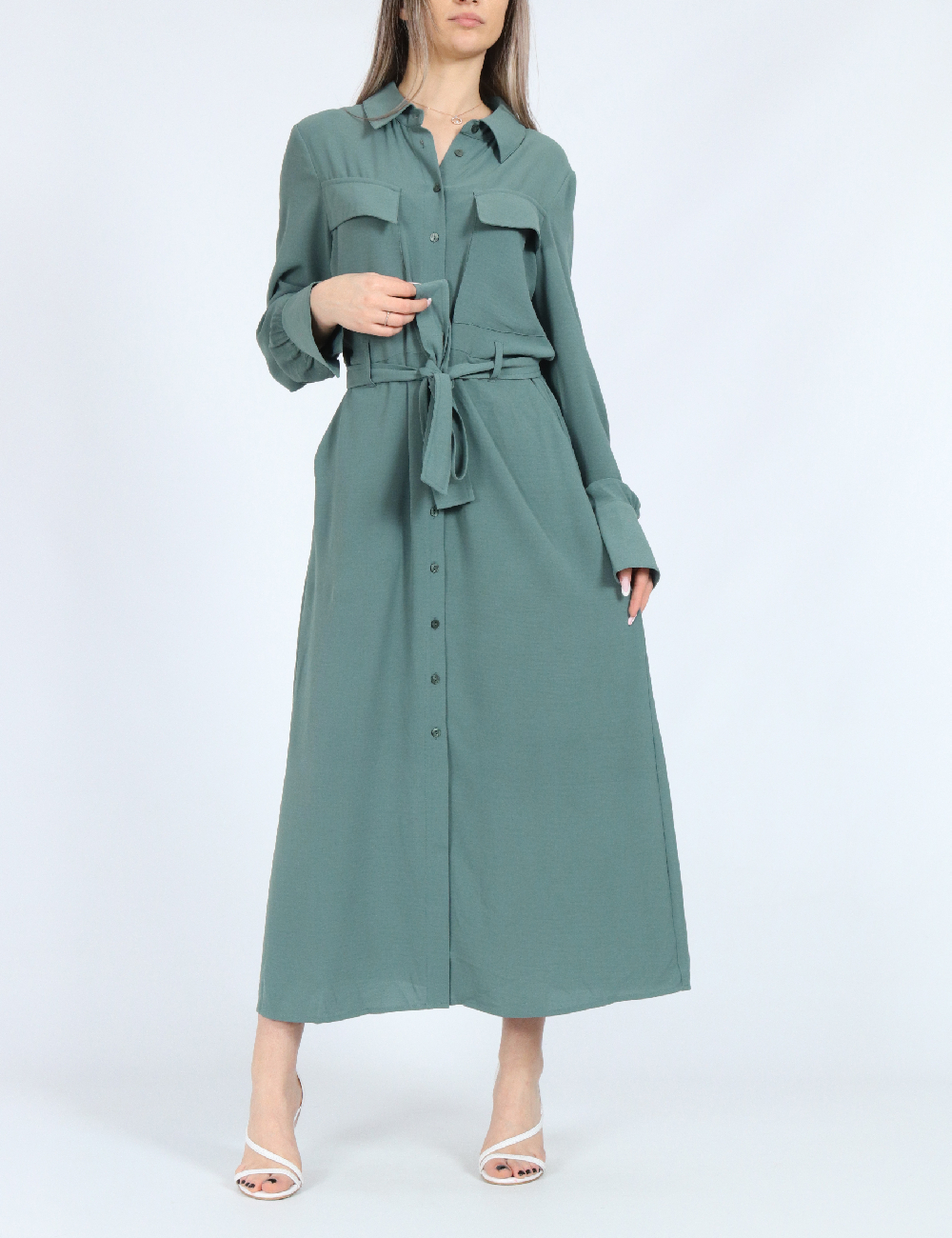 Rochie medie Vero Moda, verde