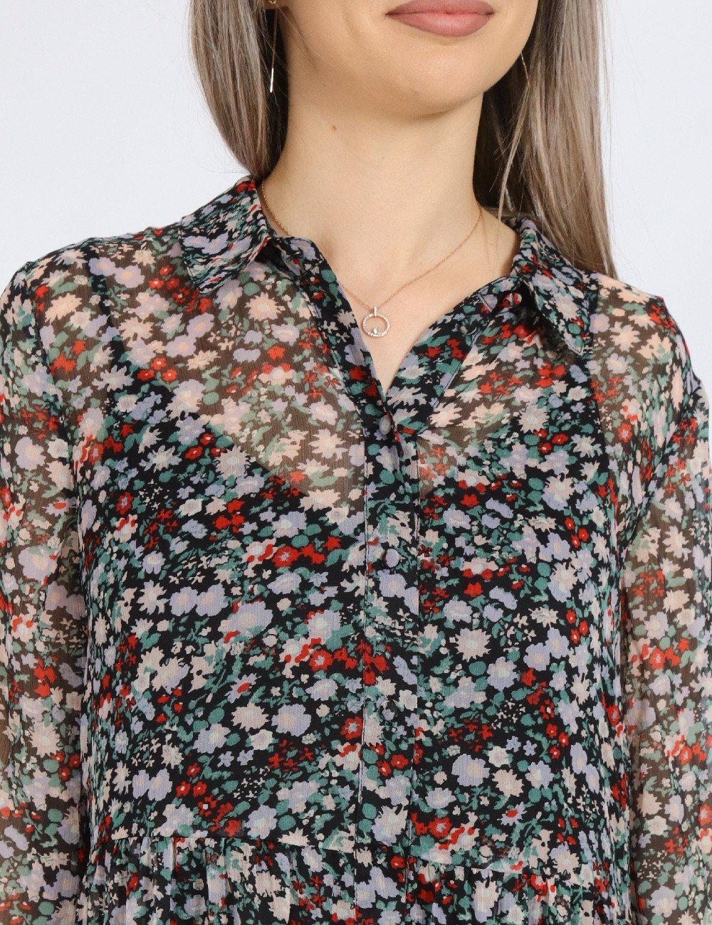 Rochie medie Vero Moda, floral print - 1 | YEO