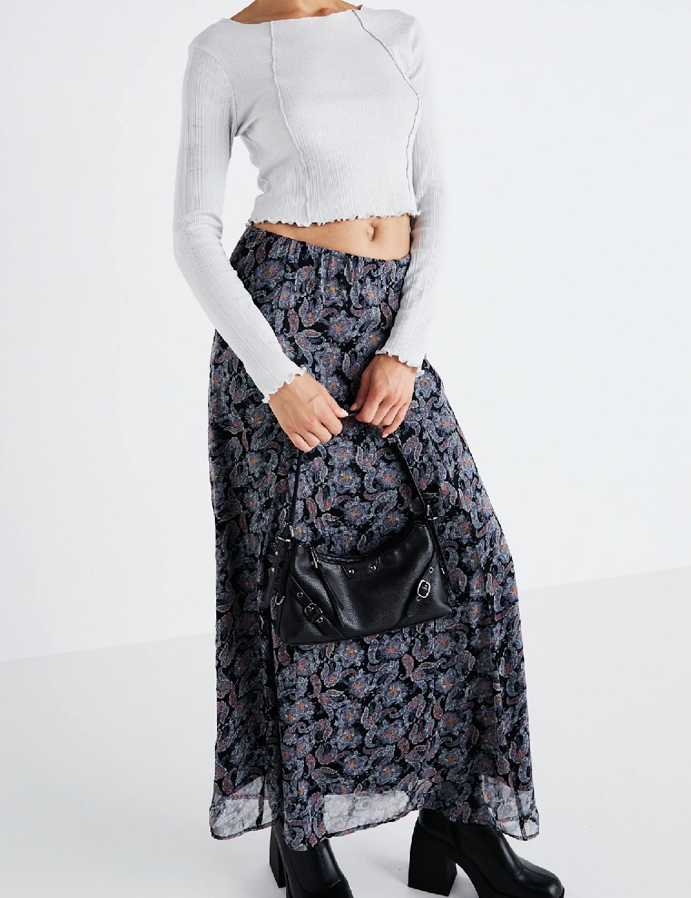 Fusta Vero Moda, albastru