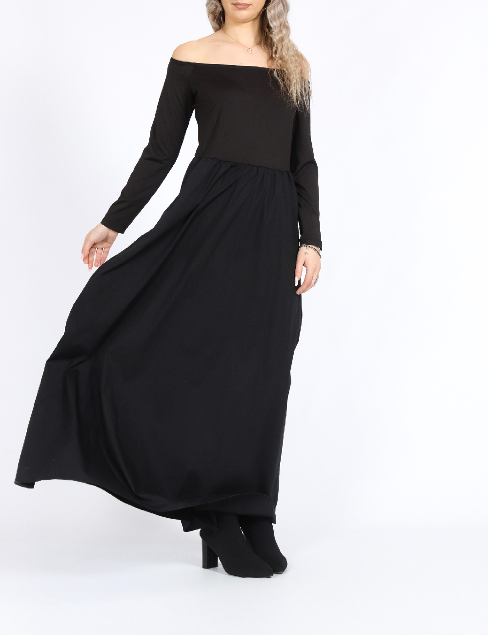 Rochie lunga Vero Moda, negru