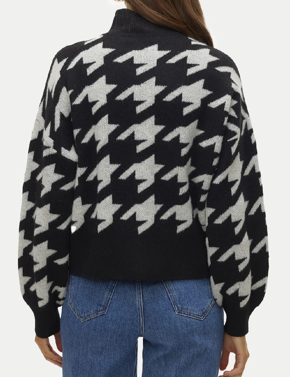 Pulover Vero Moda, negru/gri - 1 | YEO