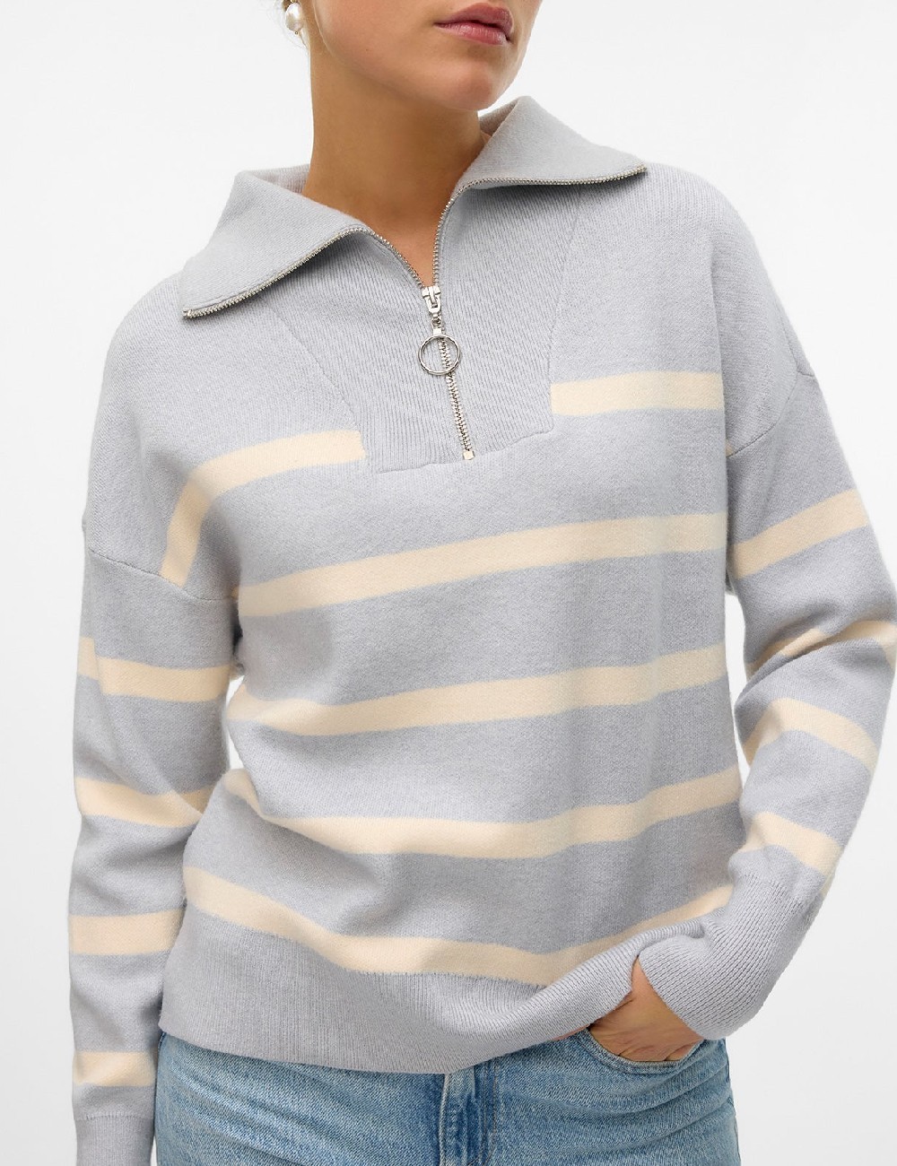 Pulover Vero Moda, gri - 1 | YEO