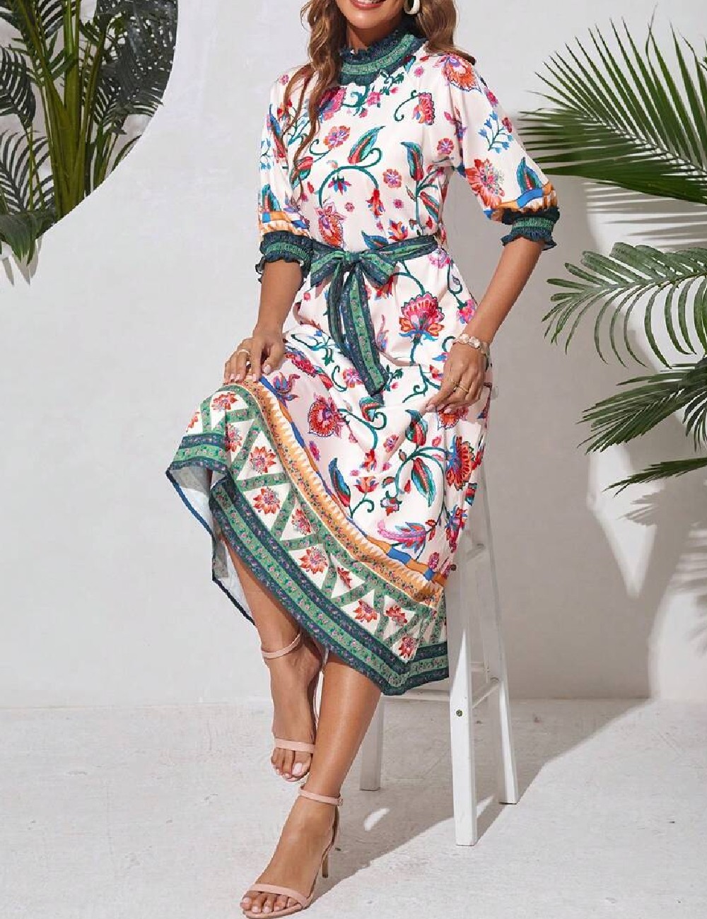 Rochie medie SHEIN, mix culori - 1 | YEO