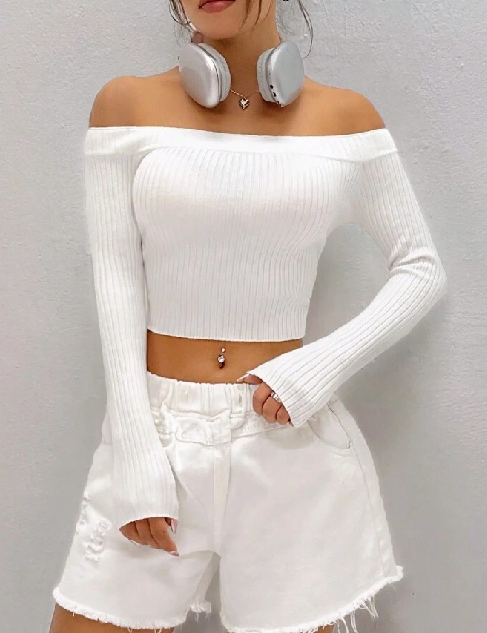 Top SHEIN, alb - 1 | YEO