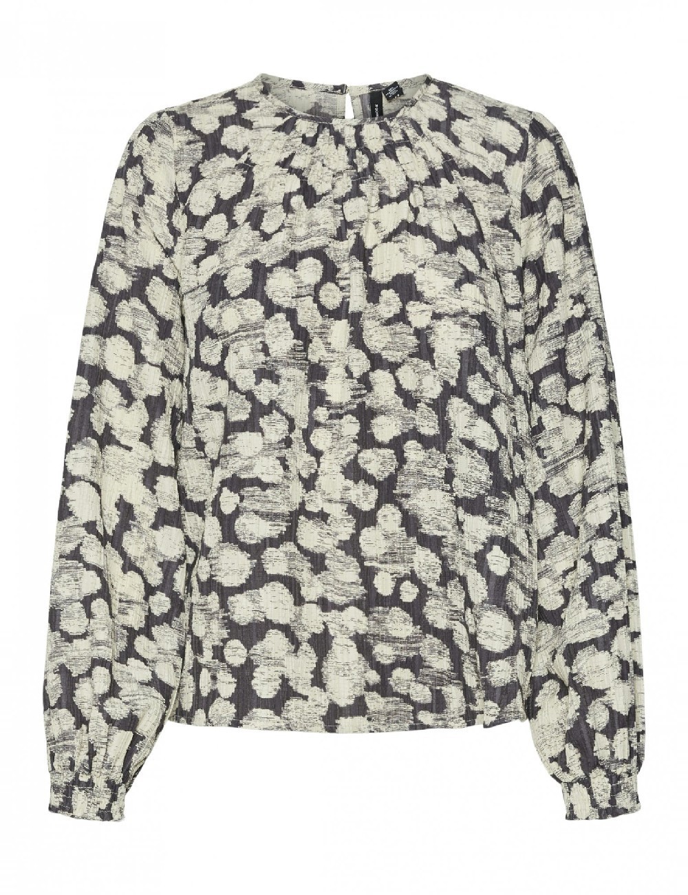 Bluza Vero Moda, crem/gri - 1 | YEO