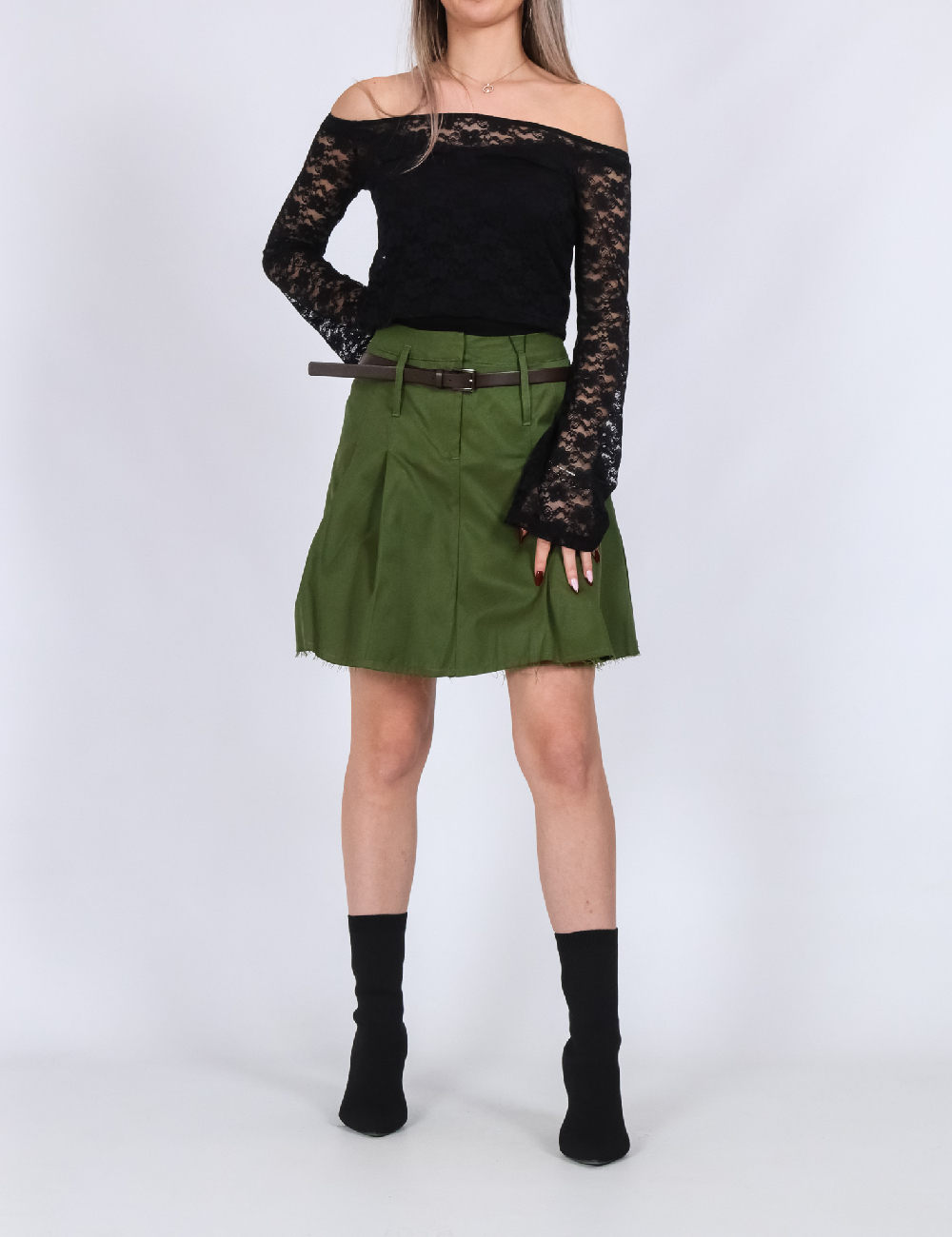 Fusta Vero Moda, verde