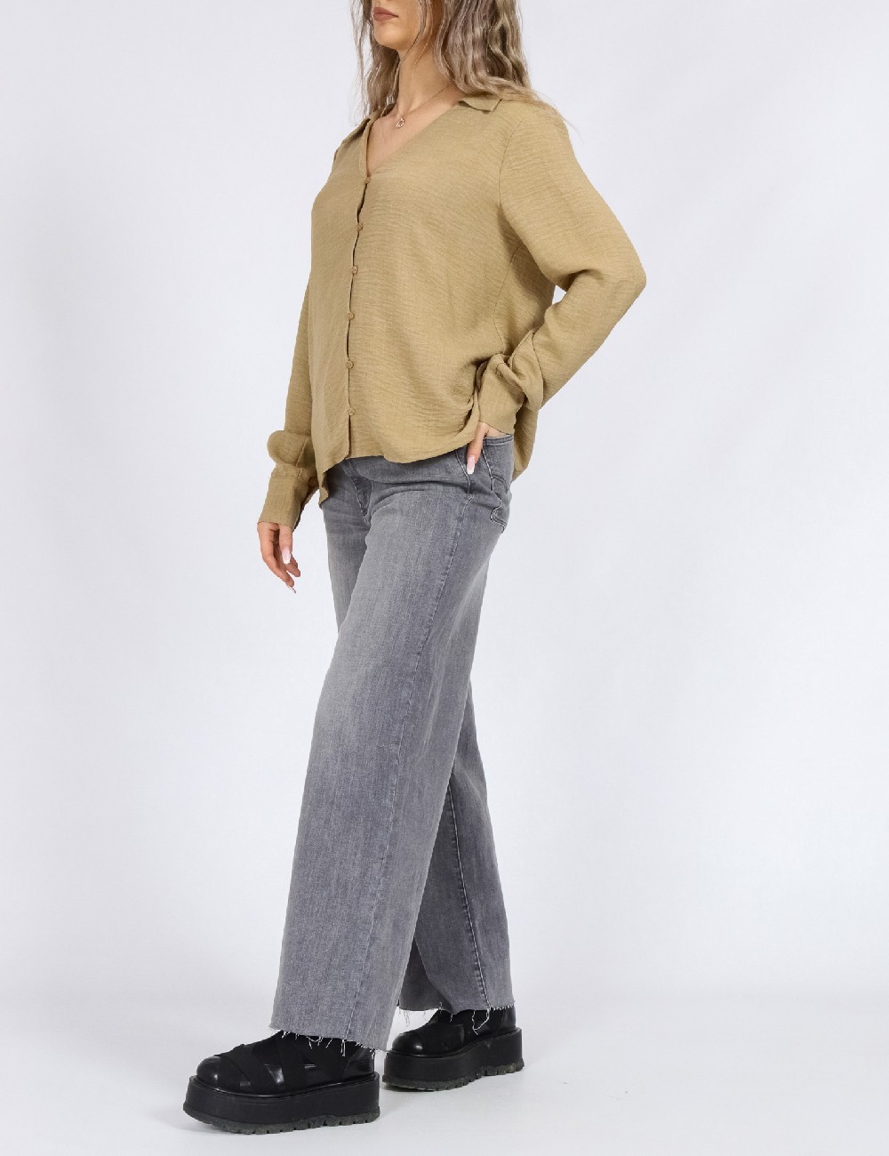 Camasa Vero Moda, crem - 1 | YEO