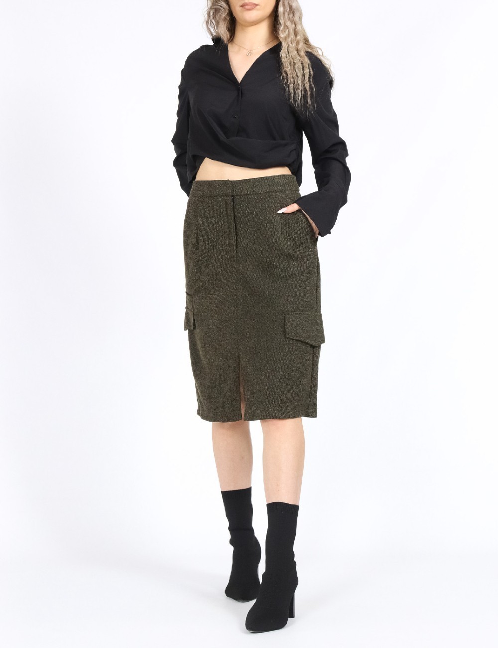 Camasa Vero Moda, negru - 1 | YEO