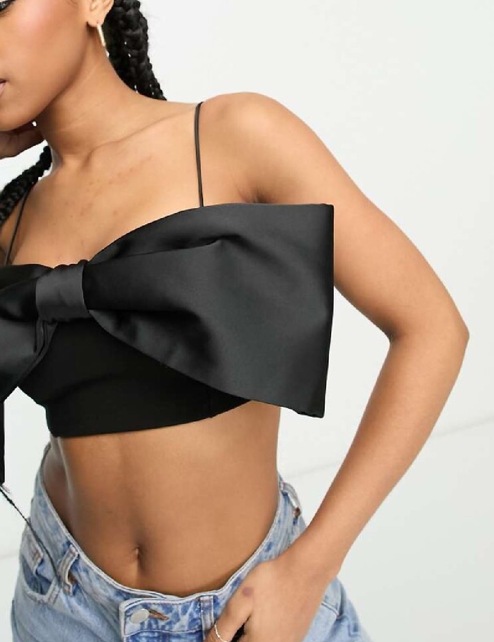 Top Stradivarius, negru - 1 | YEO
