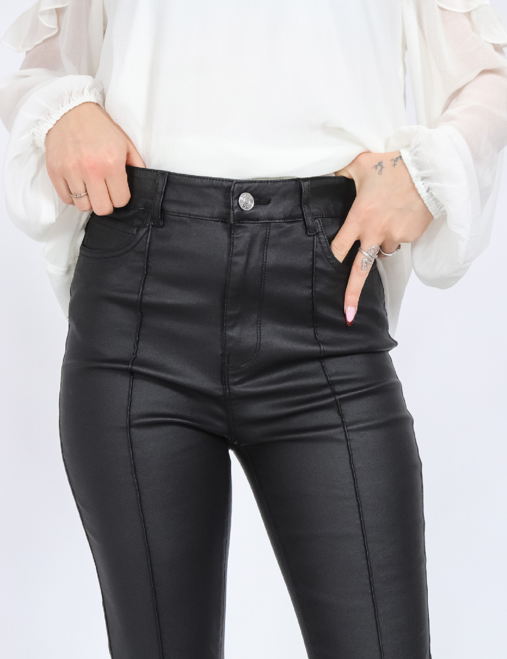 Pantaloni Only, negru - 1 | YEO