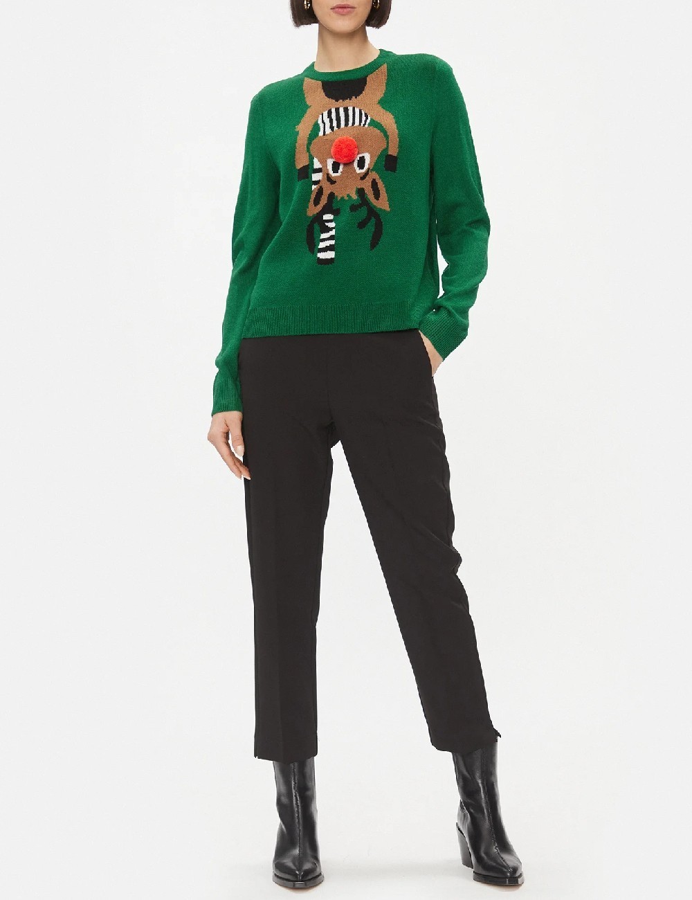 Pulover Only, verde - 1 | YEO