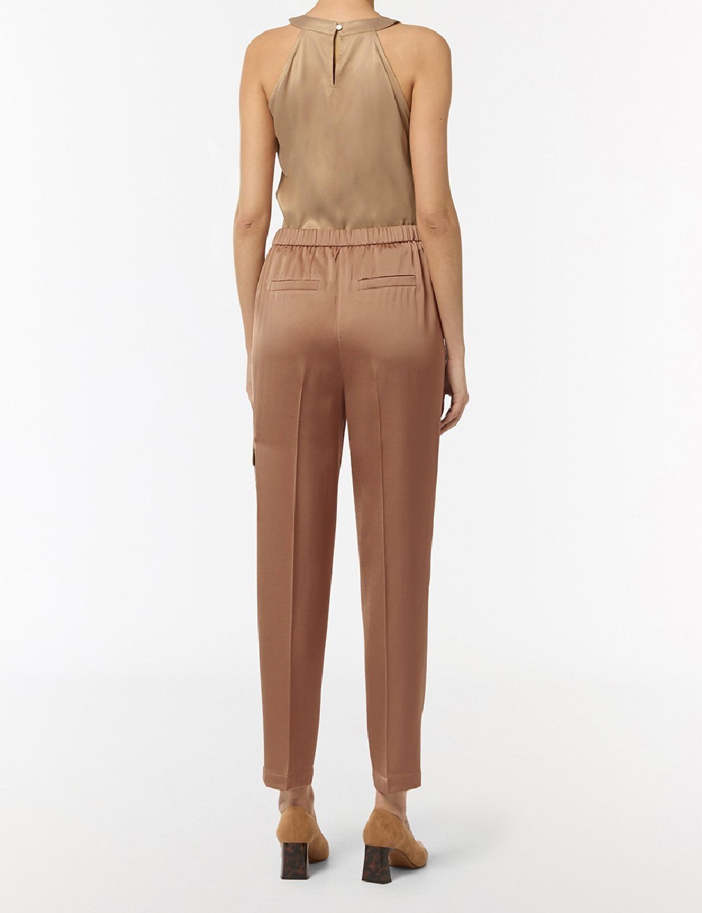 Pantaloni Comma, maro - 1 | YEO