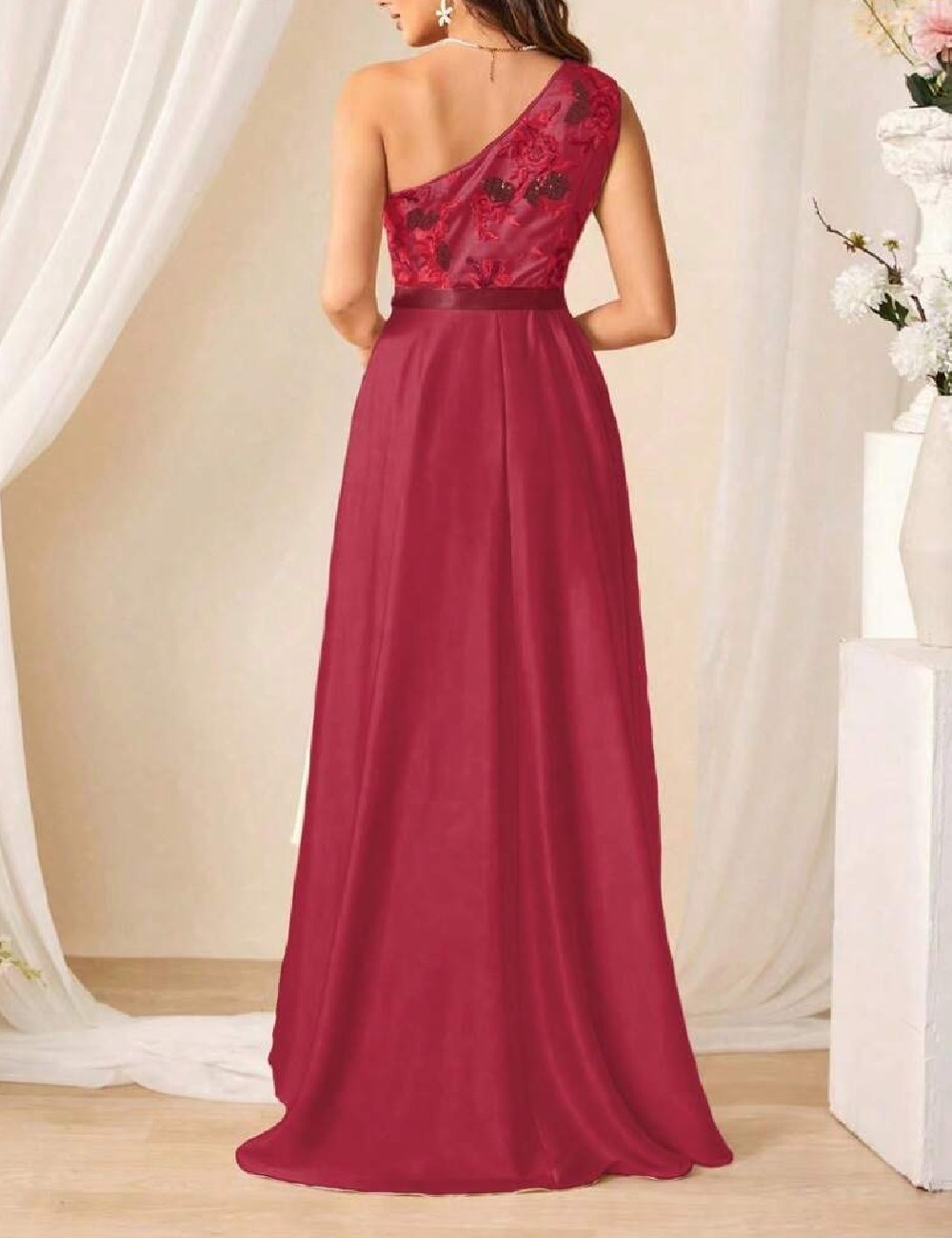 Rochie medie SHEIN, rosu - 1 | YEO