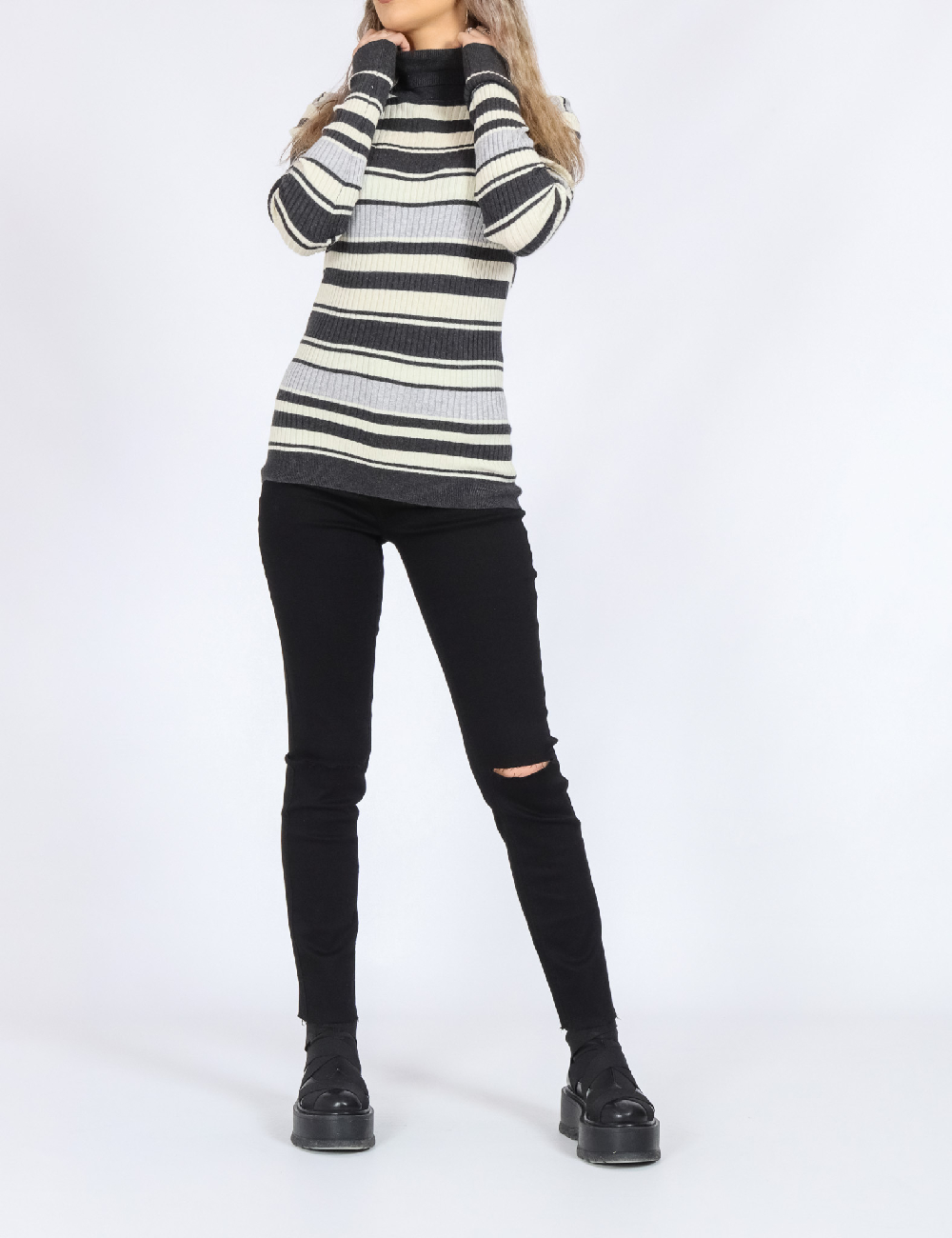 Bluza Only, gri