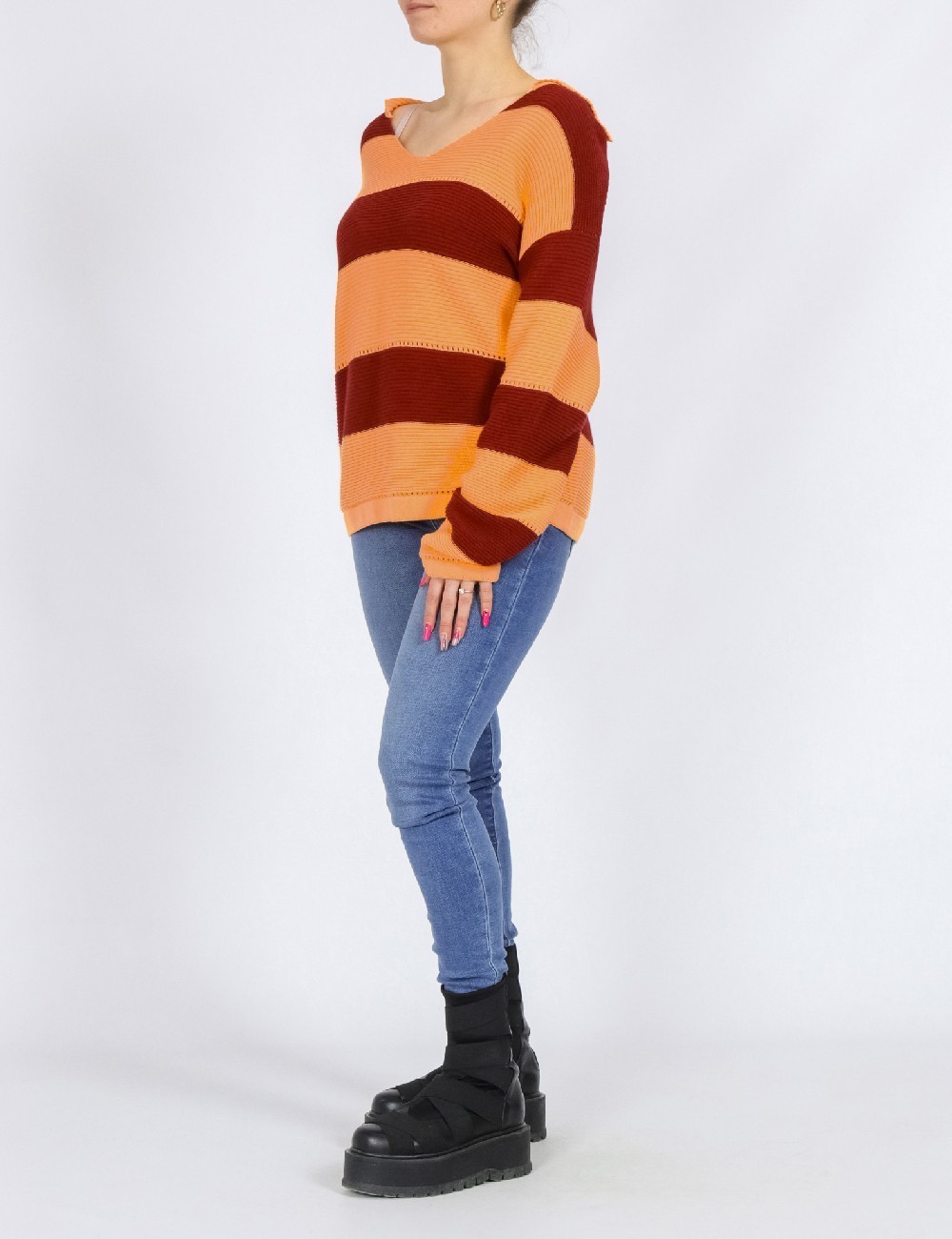 Bluza Only, portocaliu - 1 | YEO