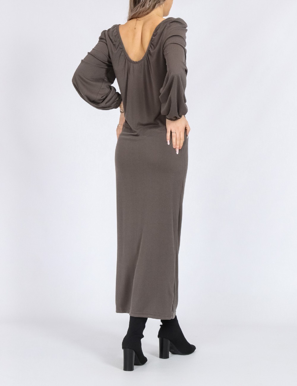 Rochie lunga Vero Moda, gri - 1 | YEO