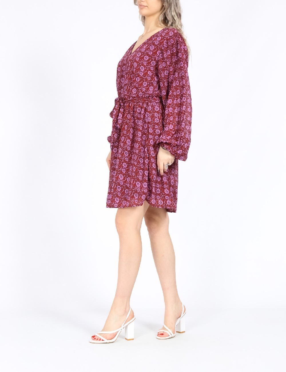 Rochie scurta Only, visiniu - 1 | YEO