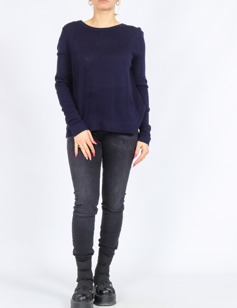 Bluza Vero Moda, bleumarin