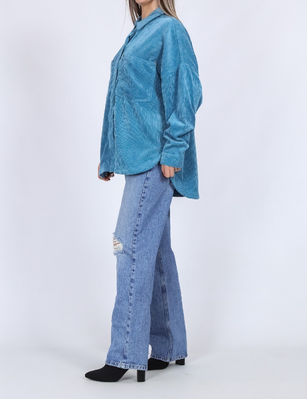 Jacheta Only, albastru - 1 | YEO
