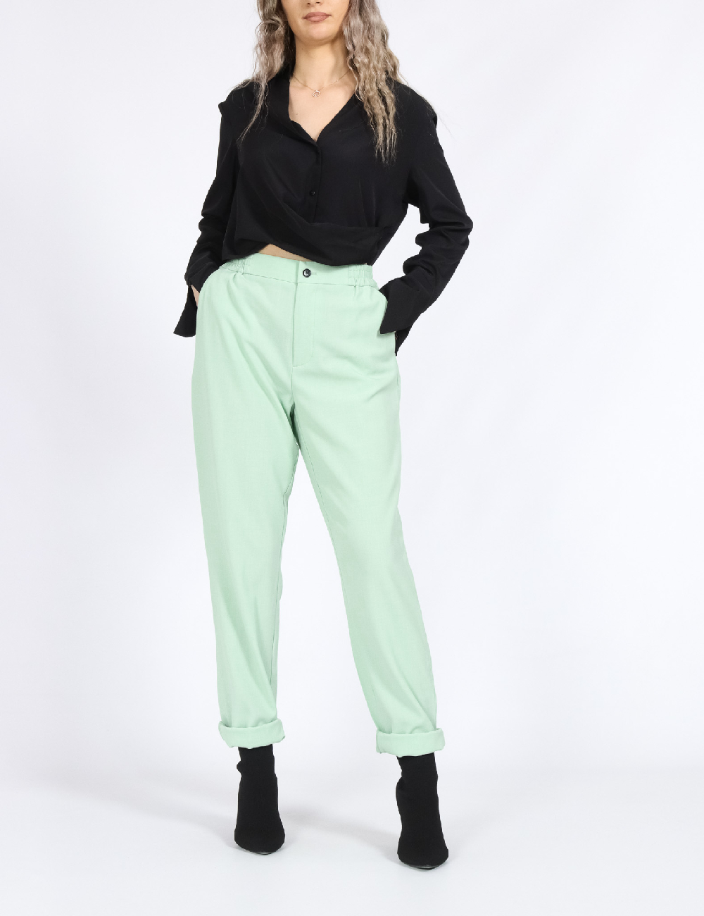 Pantaloni Only, verde