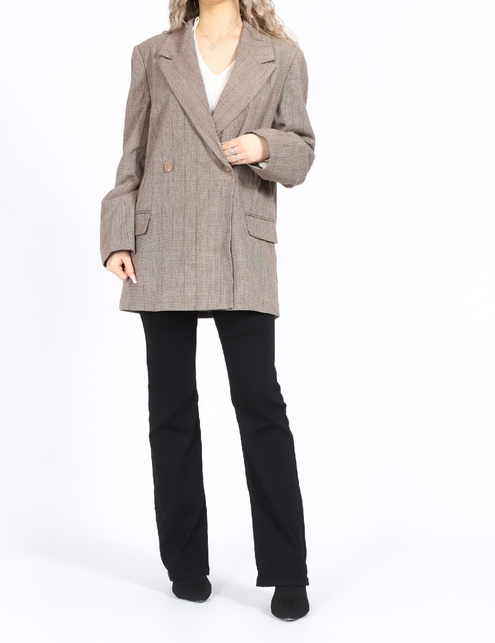 Sacou Oversize Only, maro - 1 | YEO
