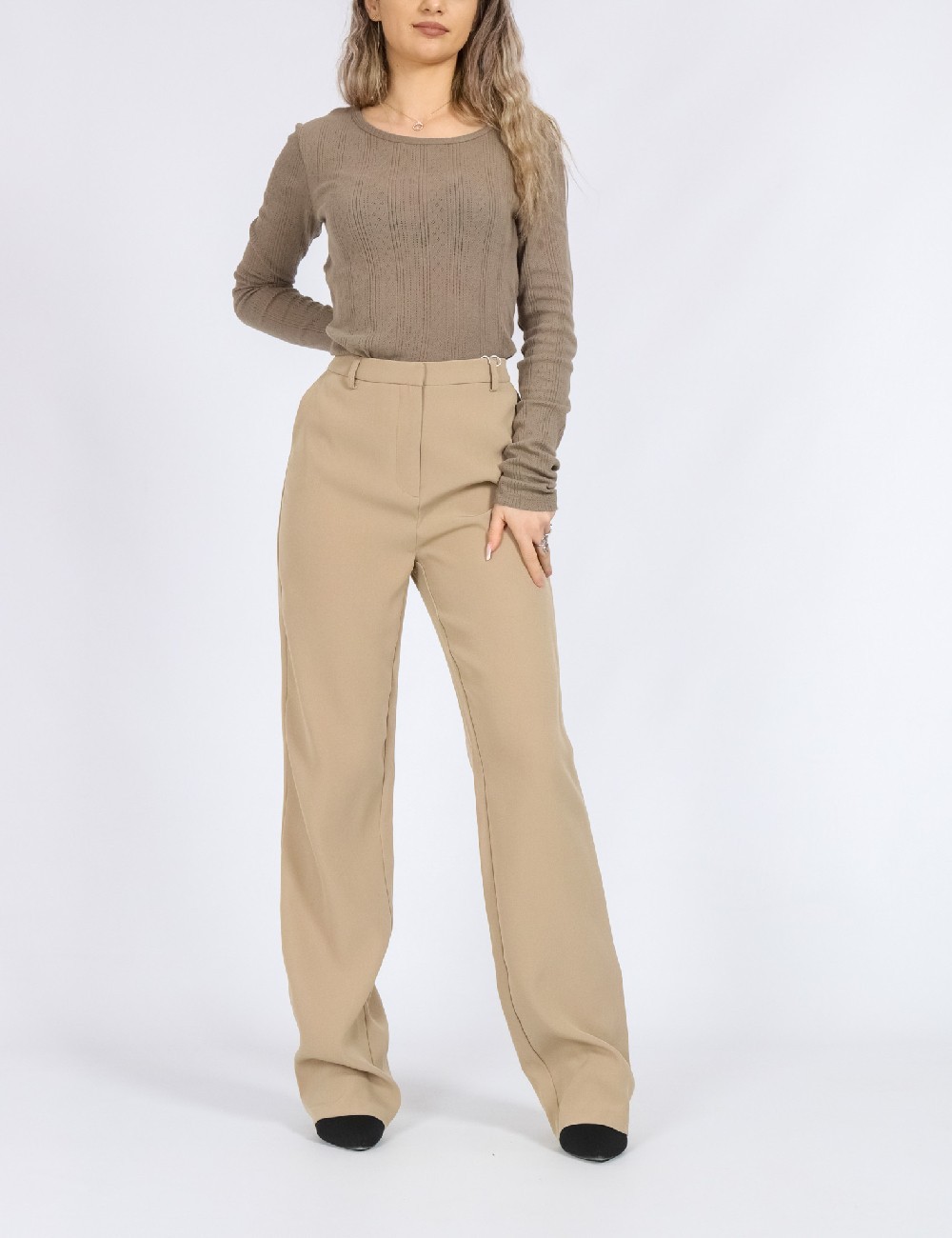 Pantaloni Only, maro - 1 | YEO