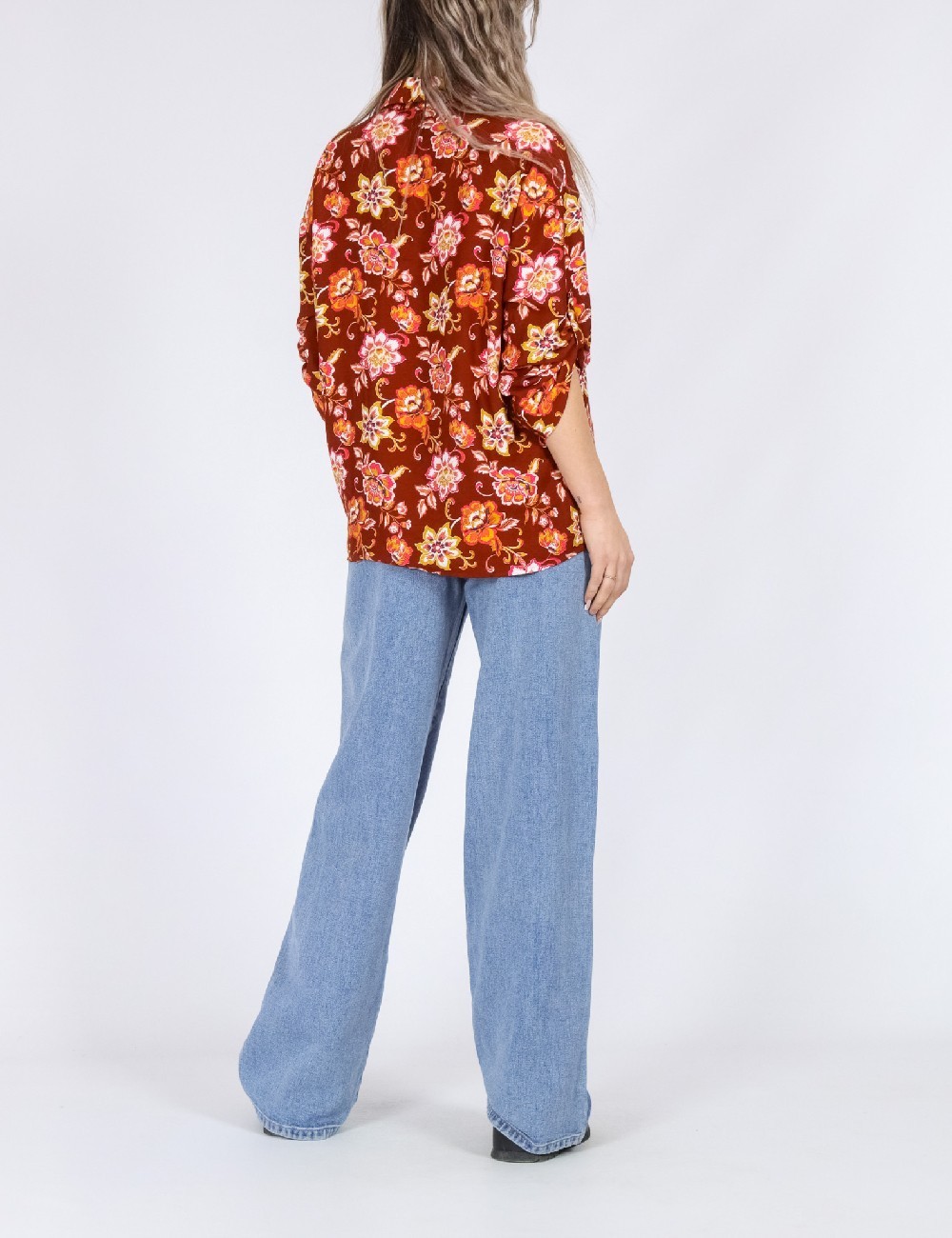 Camasa Vero Moda, caramiziu - 1 | YEO