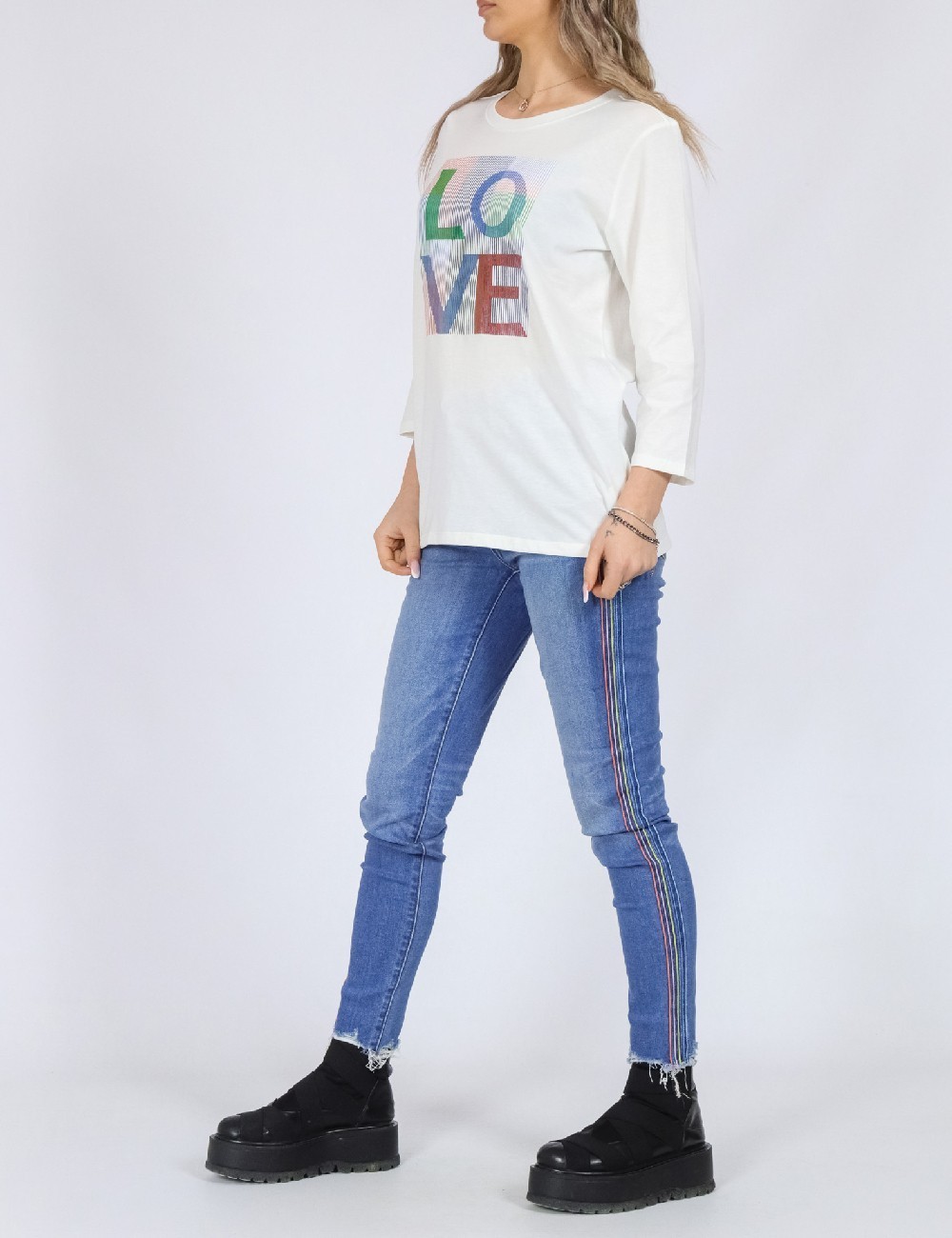 Bluza s.Oliver, alb - 1 | YEO