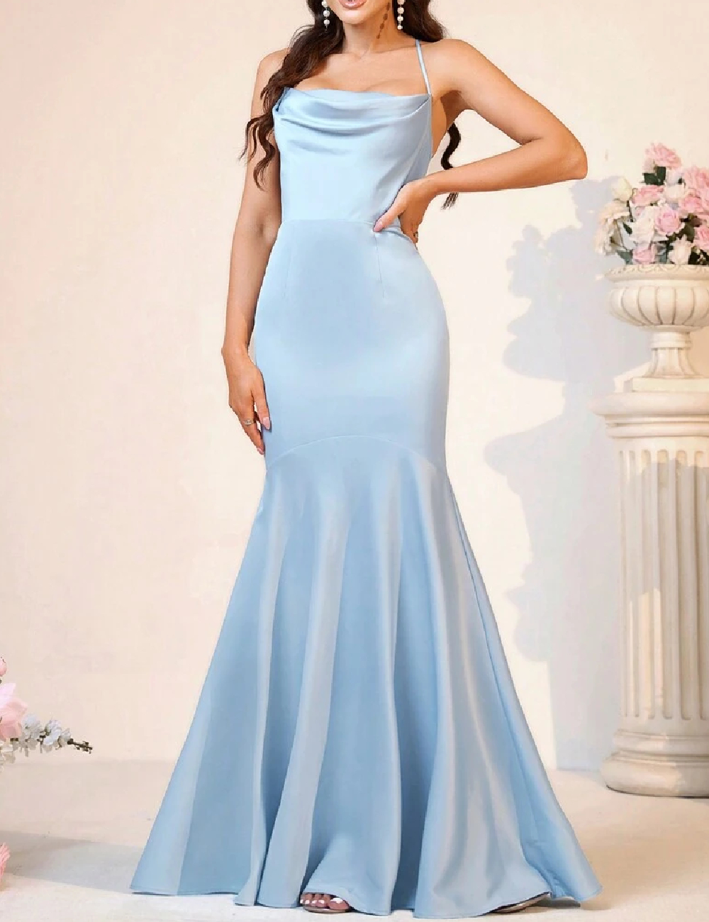 Rochie lunga SHEIN, bleu